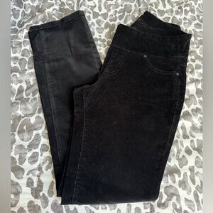 Jag Jeans black corduroy straight leg pants sz 8